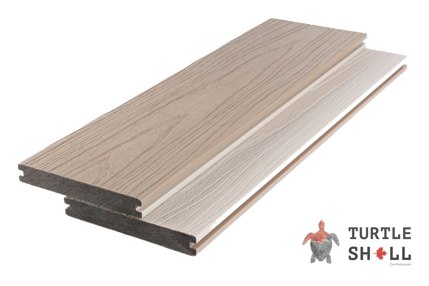 Террасная доска из ДПК Turtle Shell Solid, Canadian Maple, Co-Extrusion (Dual)