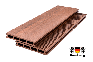 Террасная доска Bamberg Square, African Bubinga (Африканская бубинга)  — Black Deck