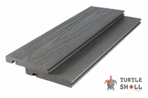 Ступени Turtle Shell Bullnose, Scottish Slatewood, Co-Extrusion — Black Deck