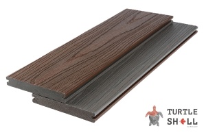 Террасная доска из ДПК Turtle Shell, Solid, Texas Hickory, Co-Extrusion (Dual)